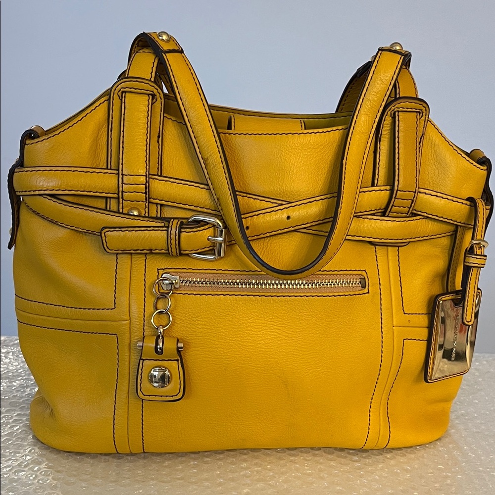 Etienne Aigner Mustard Yellow Shoulder Bag